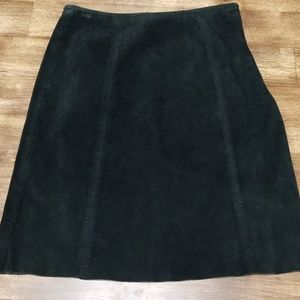 Black Leather Skirt